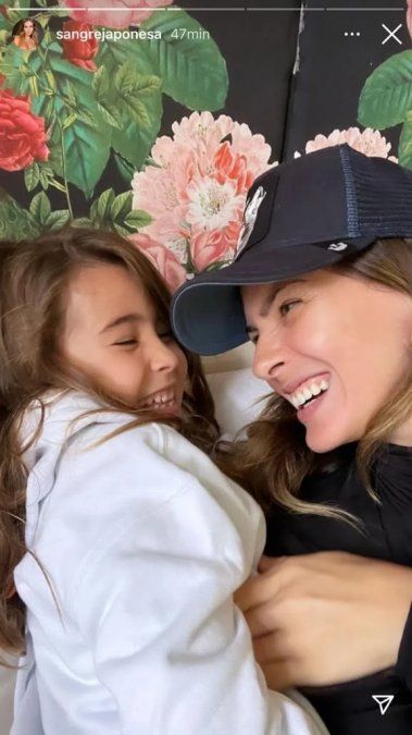 Las fotos que la China Suárez subió a Instagram junto a Rufina.