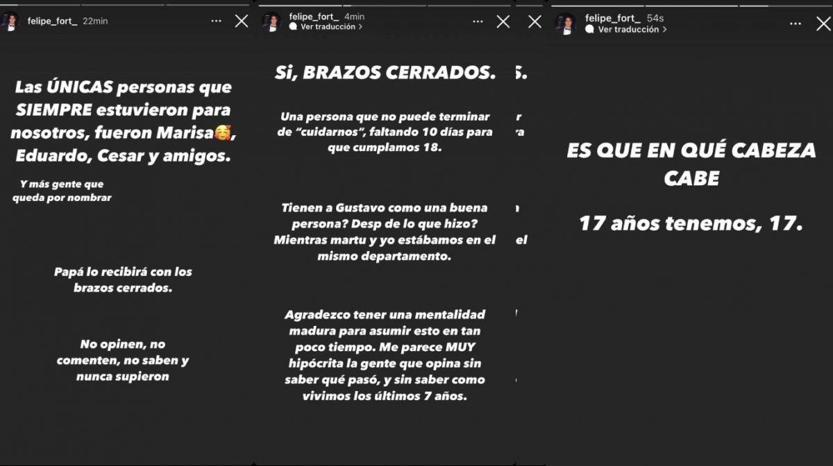 Felipe Fort dejó a todos impactados con su reacción tras la muerte de Gustavo Martínez.