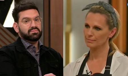 El jurado de MasterChef Celebrity 3 se enojó con la conductora por el estado de su mesa de trabajo. El jurado de MasterChef Celebrity 3 se enojó con la conductora por el estado de su mesa de trabajo.