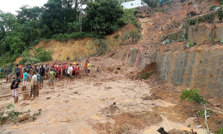 Los deslizamientos de tierra producto de la lluvia causaron las muertes en Brasil. Los deslizamientos de tierra producto de la lluvia causaron las muertes en Brasil.