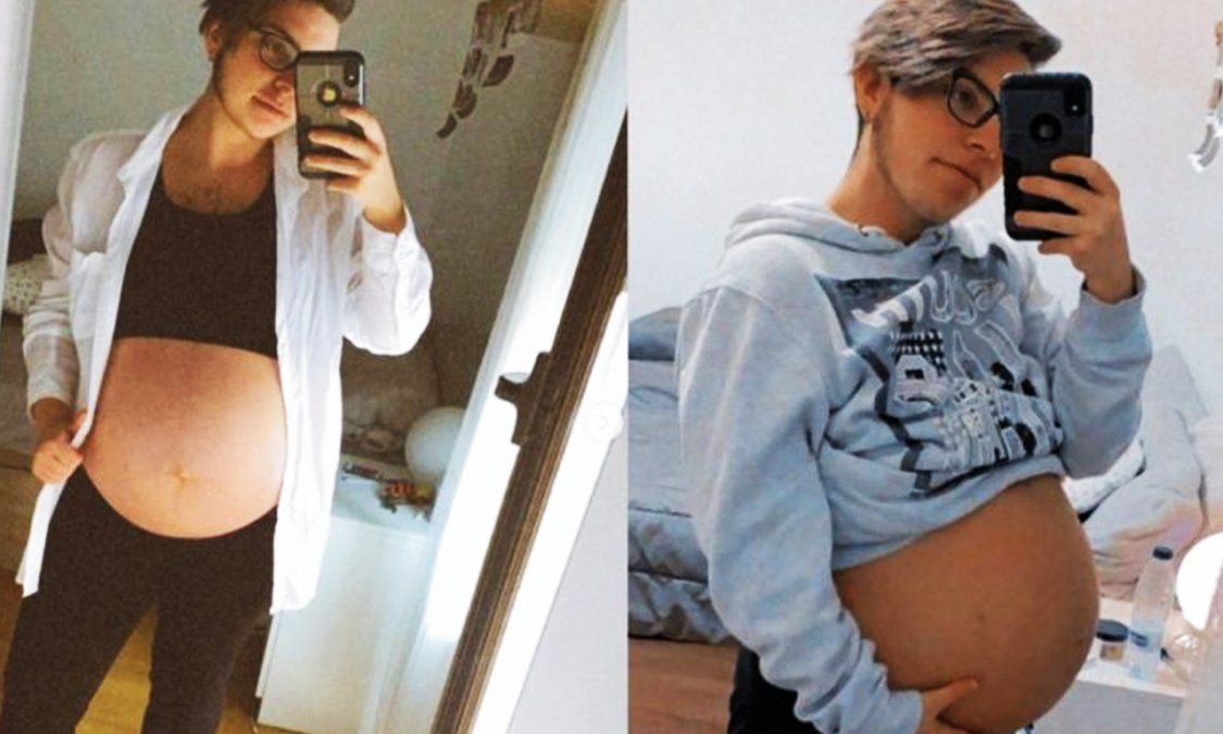 Rubén documenta toda su gestación a través de Instagram.