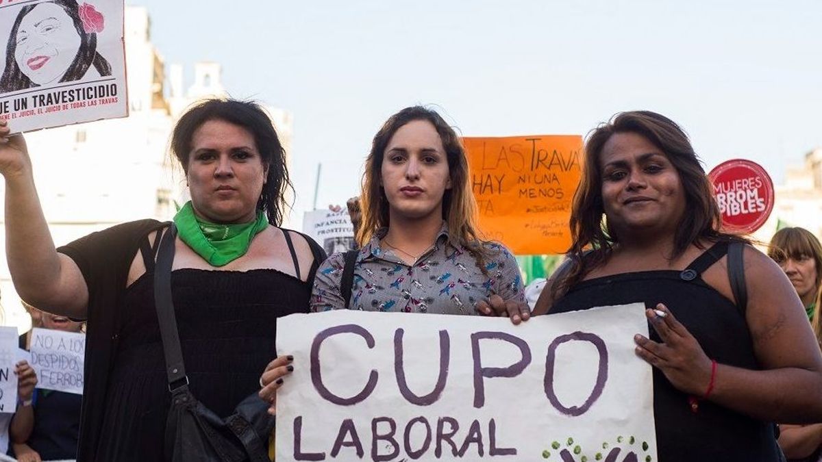 Vuelven a presentar el proyecto de cupo laboral trans