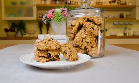 Galletas de avena súper nutritivas para la tarde. Galletas de avena súper nutritivas para la tarde.