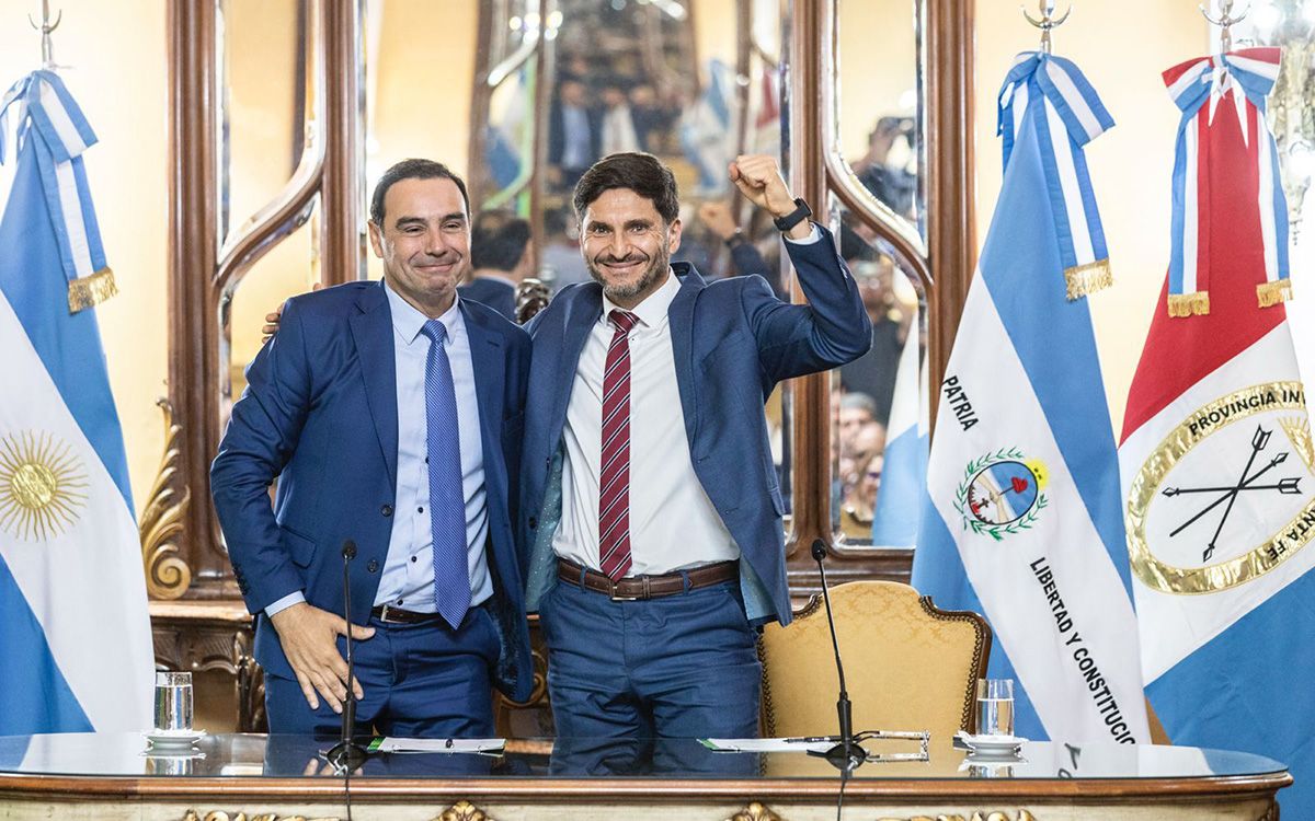 El gobernador de Corrientes Gustavo Valdés recibió en la semana la visita de su par santafesino Maximiliano Pullaro. El gobernador de Corrientes Gustavo Valdés recibió en la semana la visita de su par santafesino Maximiliano Pullaro.