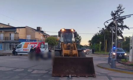 El choque ocurrió en Avenida San Martín y Bulevar Obligado, en Villa Ocampo
