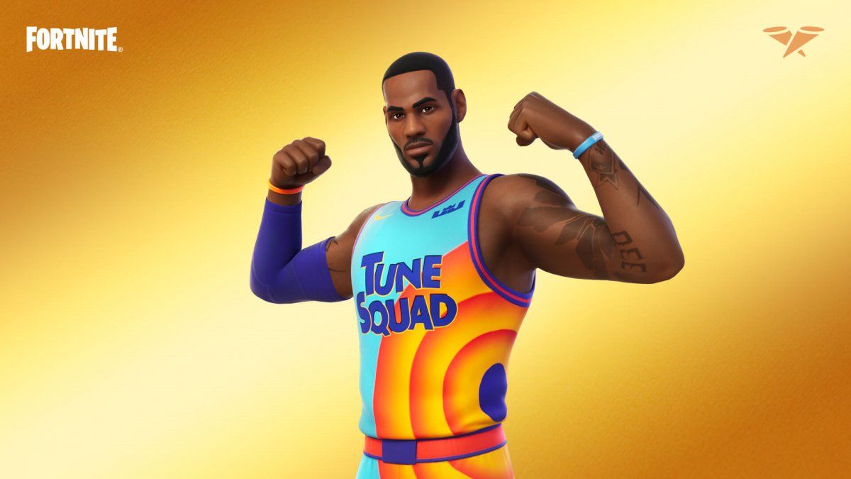 LeBron James llega a Fortnite antes de que se estrene Space Jam 2.