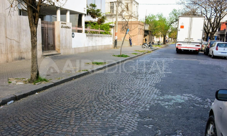 El lugar del crimen ocurrido esta mañana en Rosario El lugar del crimen ocurrido esta mañana en Rosario