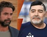 Luciano Castro vivió un día de terror por culpa de Diego Maradona. Luciano Castro vivió un día de terror por culpa de Diego Maradona.