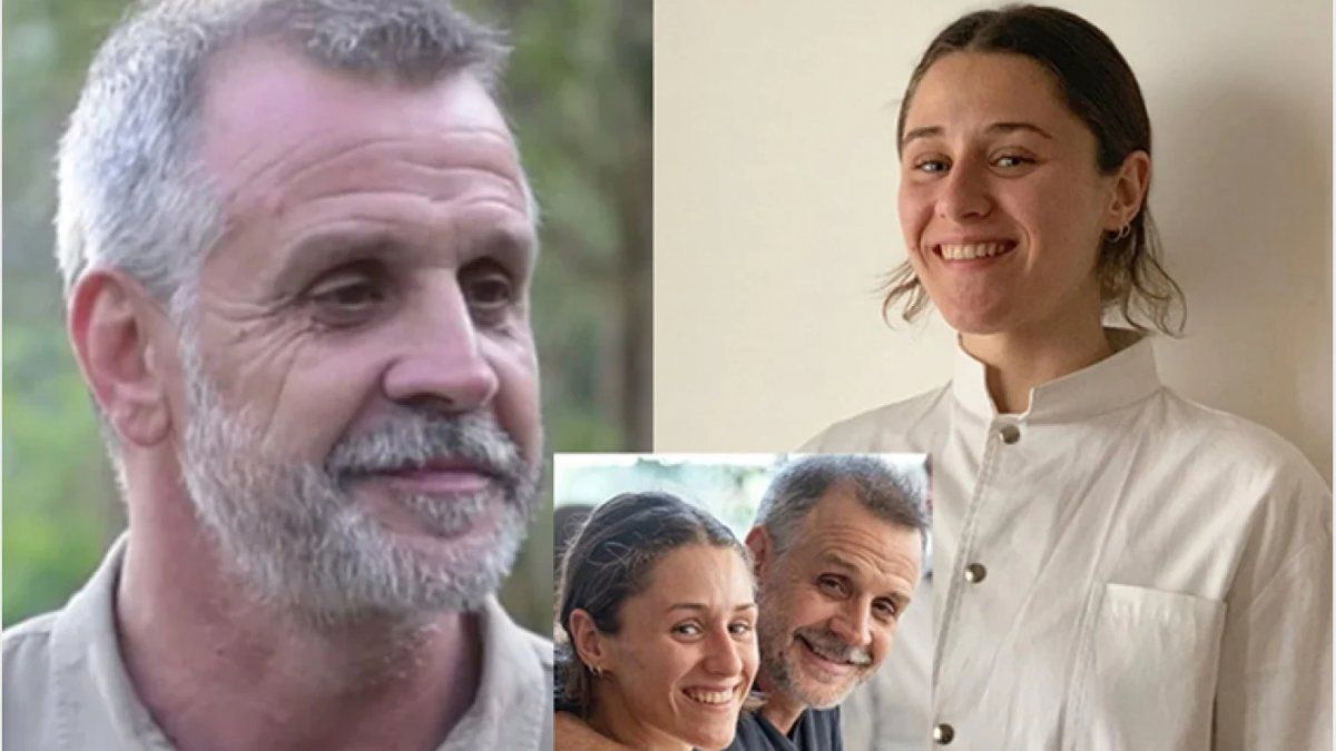 Christian Petersen y su novia