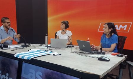 Sebastián Mastropaolo, pasó por los estudios de AIRE. Sebastián Mastropaolo, pasó por los estudios de AIRE.