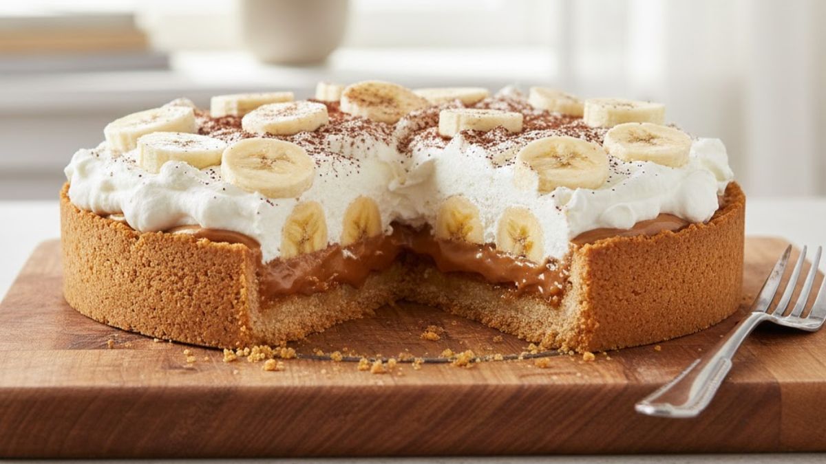 El banoffee pie es un postre clásico de la cocina inglesa.