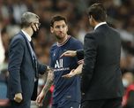 Lionel Messi se muestra disconforme luego de salir reemplazado en el 2-1 a favor del Paris Saint-Germain ante el Lyon. Lionel Messi se muestra disconforme luego de salir reemplazado en el 2-1 a favor del Paris Saint-Germain ante el Lyon.