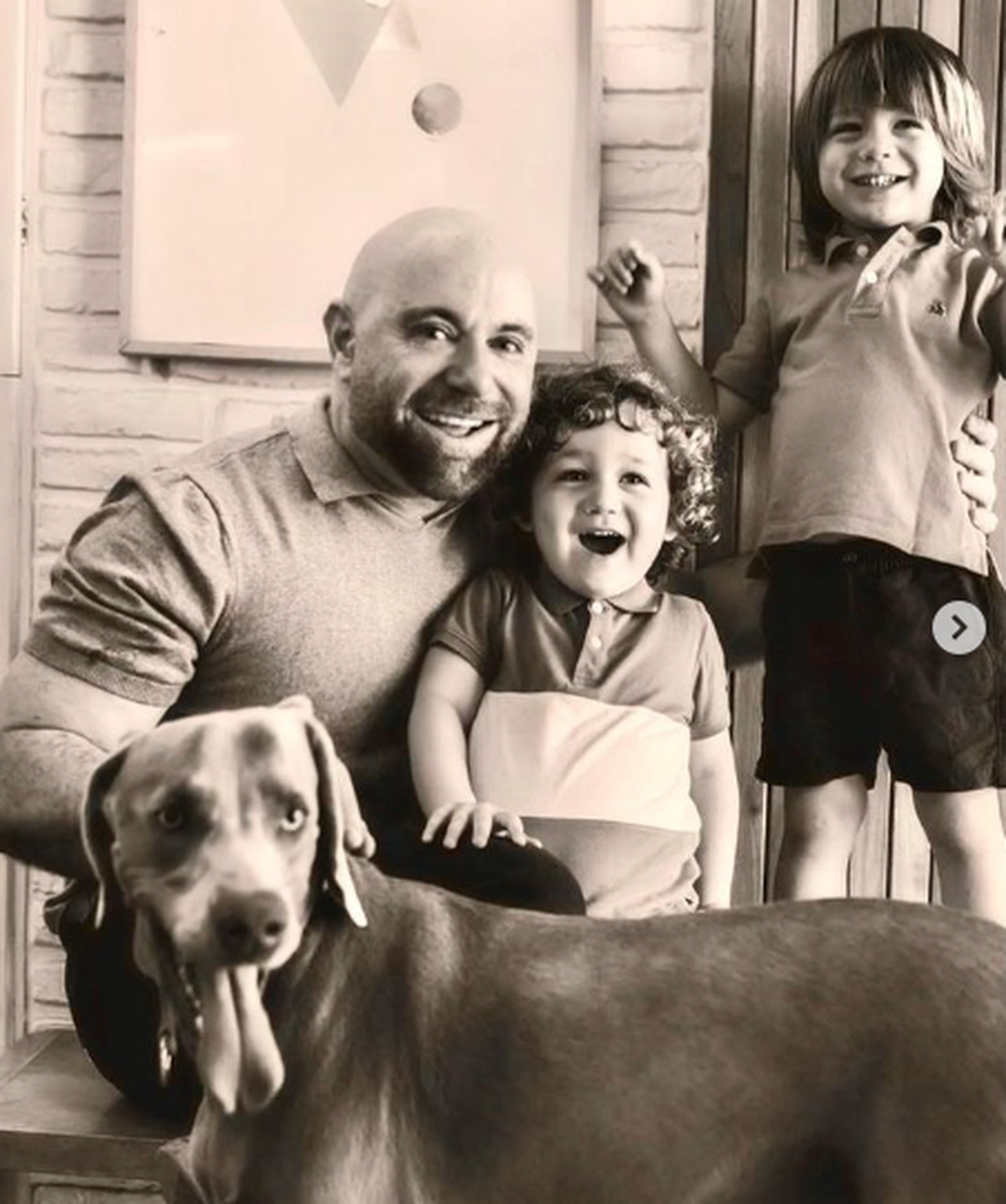 Las imágenes más tiernas de Germán Martitegui y sus hijos. Las imágenes más tiernas de Germán Martitegui y sus hijos.