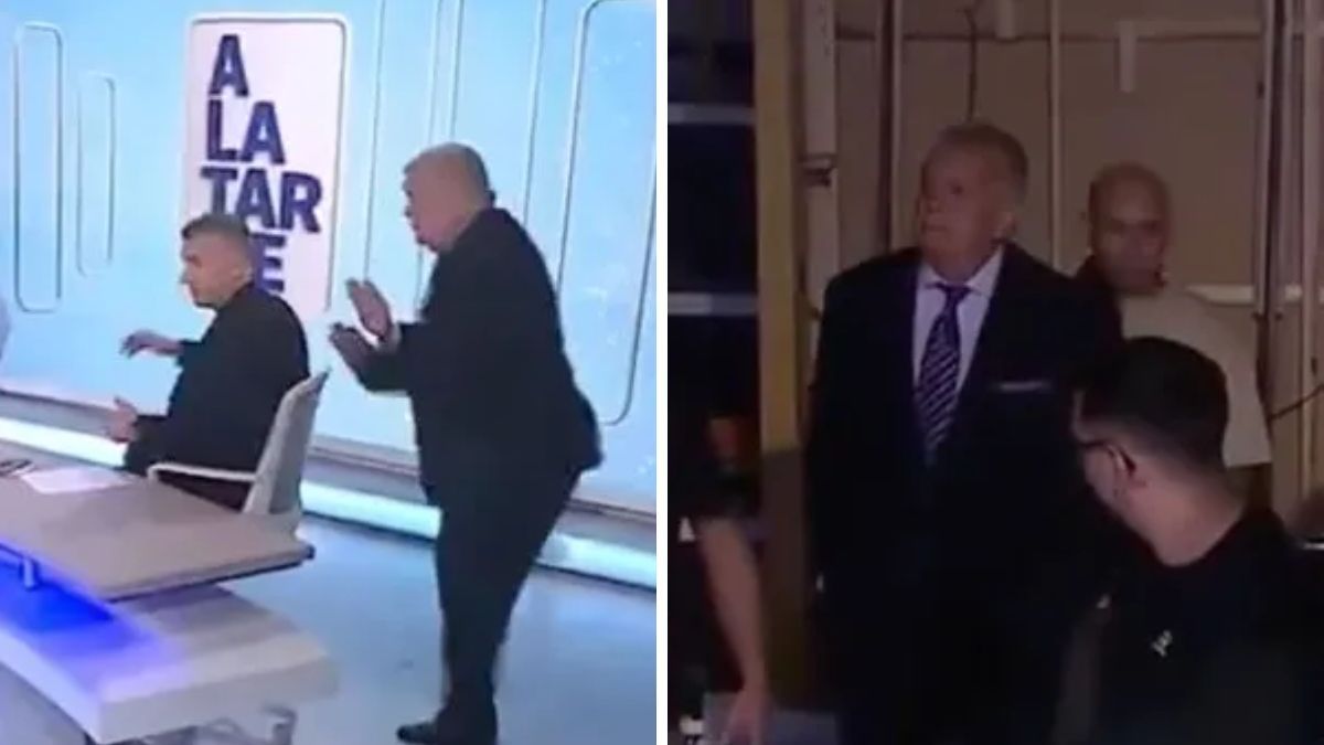 Luis Ventura explotó y abandonó su programa en pleno vivo.