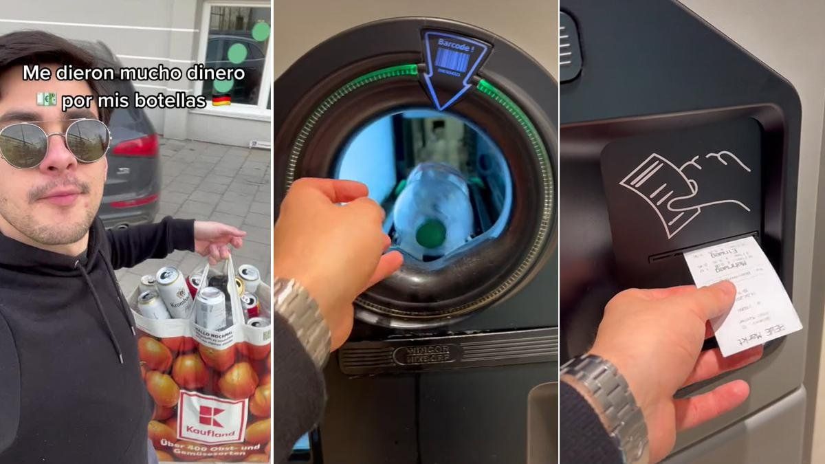 El increíble pago que le dieron a un joven por reciclar una gran cantidad de botellas en Alemania