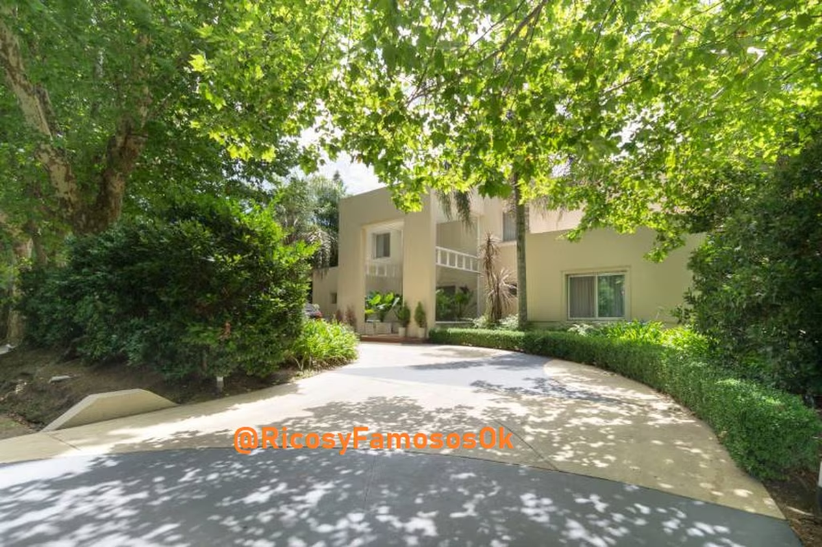 Así es la casa de Araceli González y Fabián Mazzei.