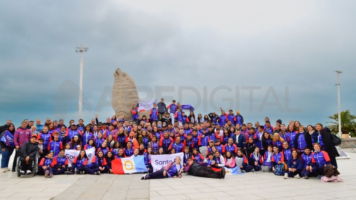 La delegación de Santa Fe tuvo muy buena participación en esta edición de los Juegos Evita.