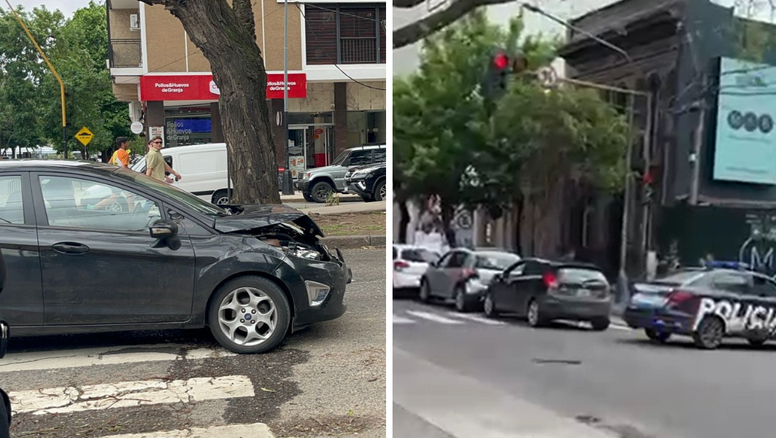 Choque en cadena en Bulevar Gálvez y Sarmiento: cuatro autos involucrados y una menor herida