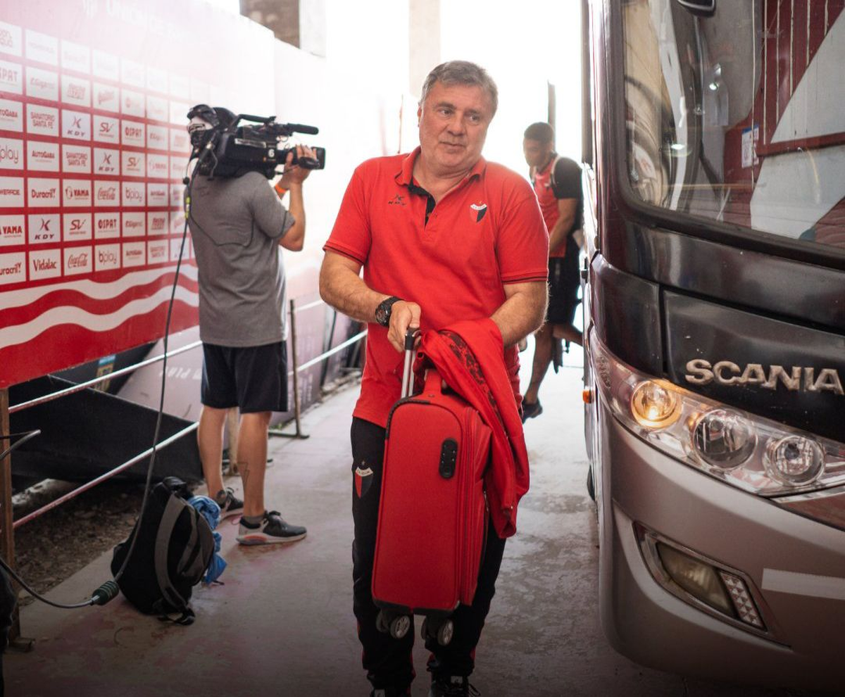 El enojo de Chupete Marini tras la derrota de Colón en el clásico por Copa Santa Fe.