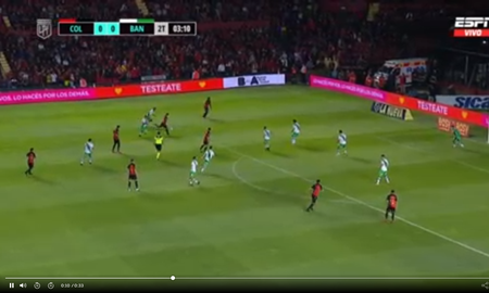 El disparo de Formica para asustar al equipo de Banfield. El disparo de Formica para asustar al equipo de Banfield.