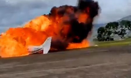 Así quedó el avión tras el accidente fatal. Así quedó el avión tras el accidente fatal.