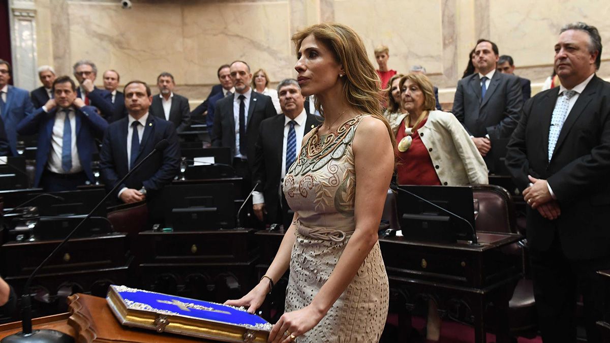 Claudia Ledesma Abdala, la presidenta provisional del Senado, tiene coronavirus.