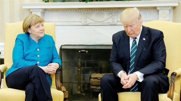 Merkel reclamó mayor cohesión por parte de Europa y su partido criticó a Trump