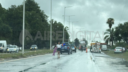 Accidente en Autovía 19: un despiste por la lluvia involucró a tres vehículos y dejó cinco trasladados al Cullen