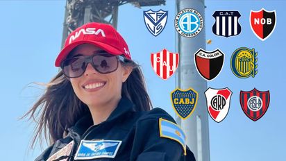 De qué club es hincha la mujer que viajará al espacio en 2027: 