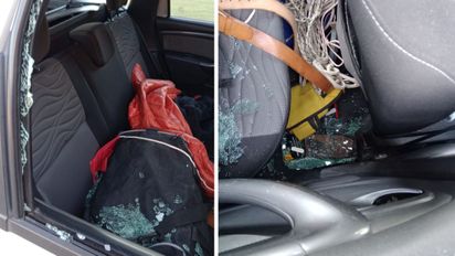 Siguen los ataques a piedrazos en Circunvalación Oeste de Santa Fe: dos autos afectados el sábado