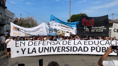 Financiamiento universitario: gremios docentes llaman a un paro de una semana para exigir la aplicación de la ley