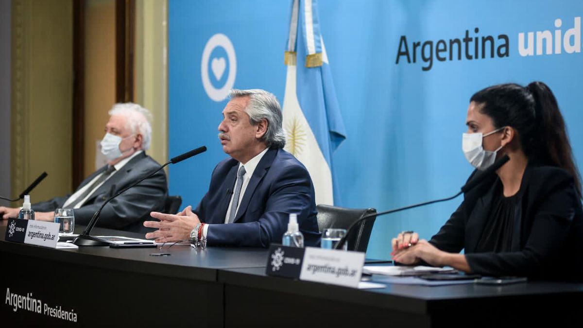 Para los anuncios, Alberto Fernández estuvo acompañado por el ministro de Salud, Ginés González García, y por la directora Ejecutiva de PAMI, Luana Volnovich.