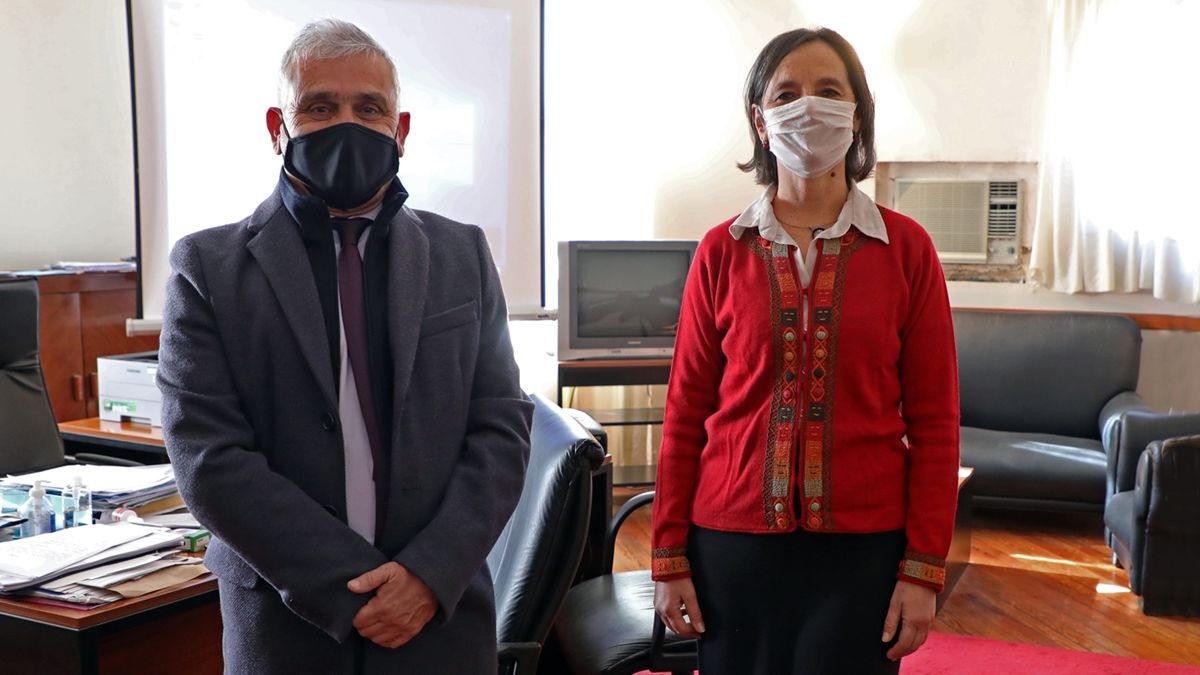 El secretario de Justicia Gabriel Somaglia y Magdalena Galli Fiant, titular del Ruaga.