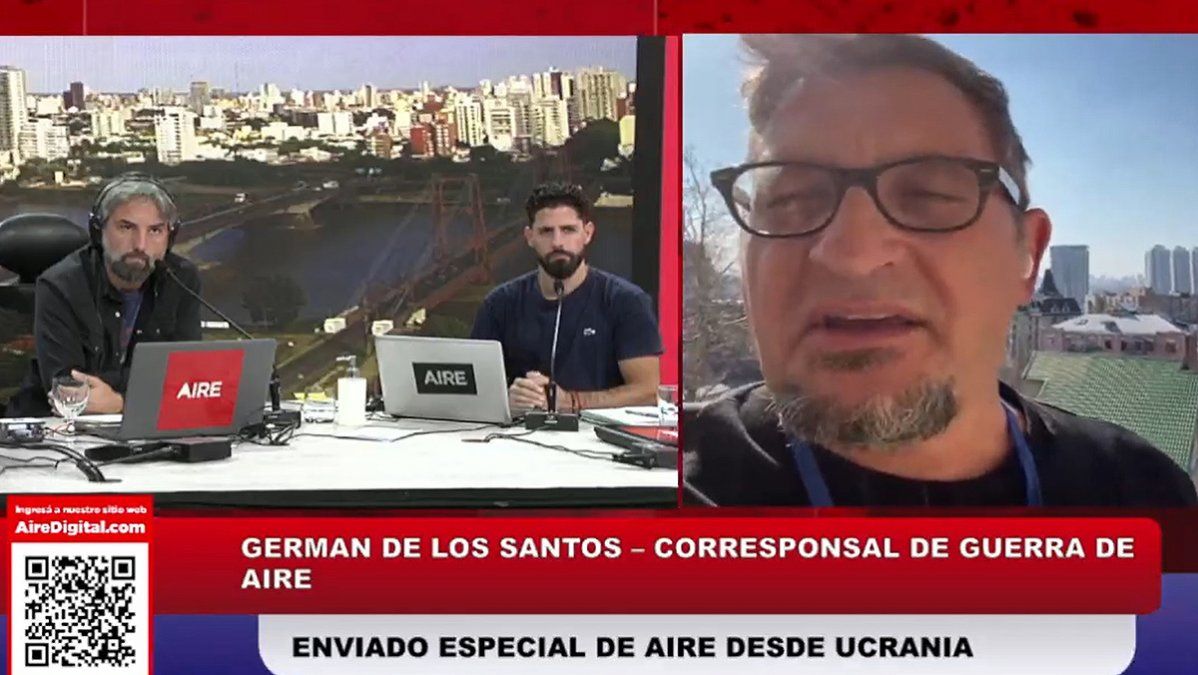 Germán de los Santos en vivo este domingo desde Kiev