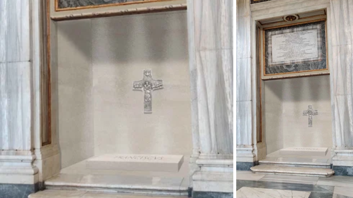 Así es el diseño de la tumba del papa Francisco Así es el diseño de la tumba del papa Francisco