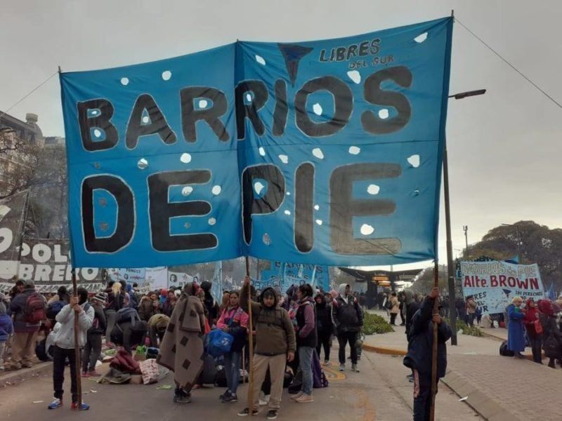 Otro acampe: la coordinadora de Barrios de Pie dijo que “es la forma de reclamo porque no hay respuestas”
