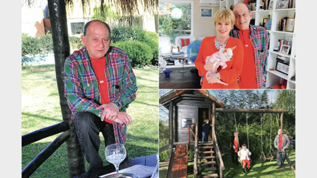 Así es la casa de Chiche Gelblung. Así es la casa de Chiche Gelblung.