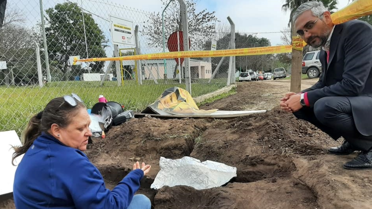 Funcionarios del Gobierno de Santo Tomé visitaron el Sitio Arqueológico.