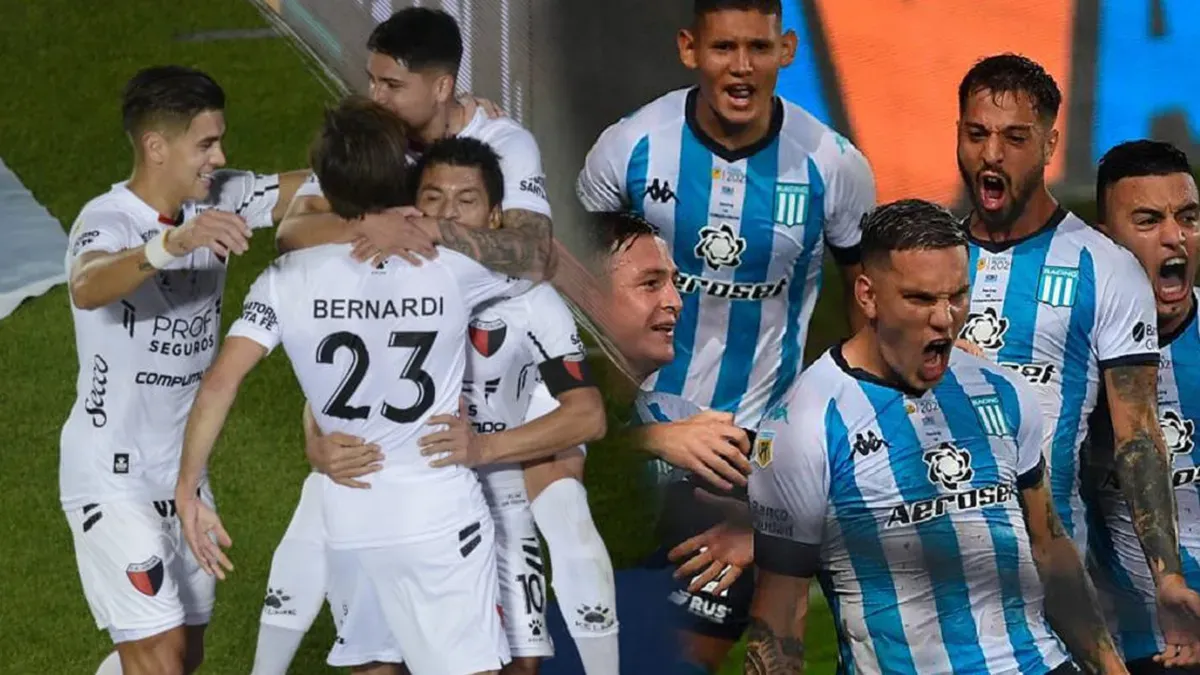 Colón de Santa Fe y Racing: cómo forman los equipos.