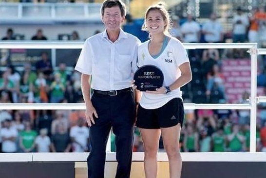 Lucina Von Der Heyde, mejor jugadora junior