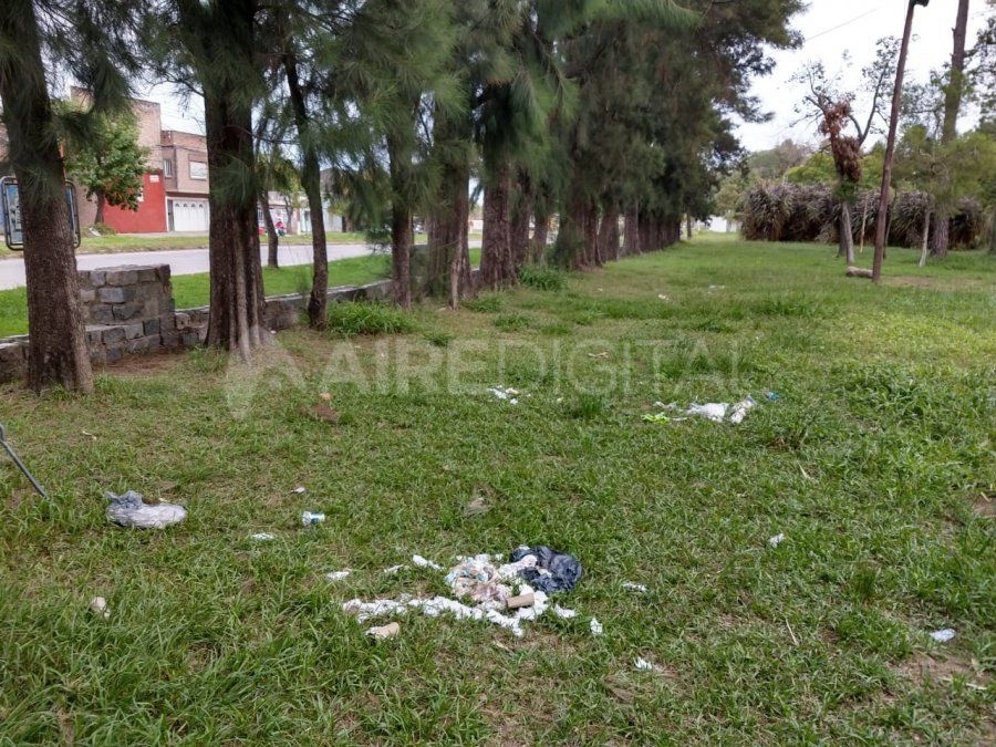 Así se encontraba el predio, en mayo del 2020