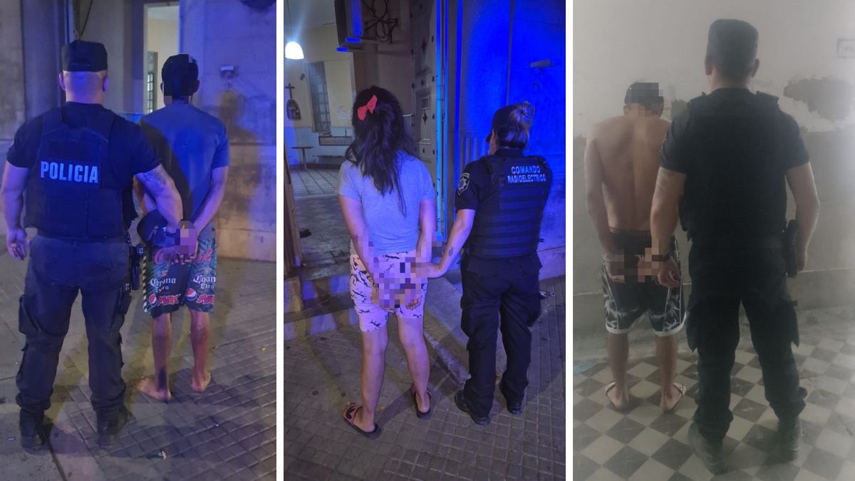 Tres personas terminaron detenidas tras el violento episodio.