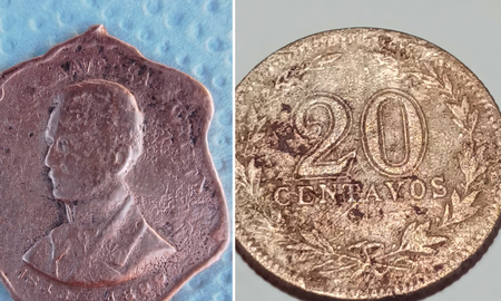 Gran hallazgo de una escuela de San Jerónimo del Sauce: encontraron monedas de más de 200 años. Gran hallazgo de una escuela de San Jerónimo del Sauce: encontraron monedas de más de 200 años.