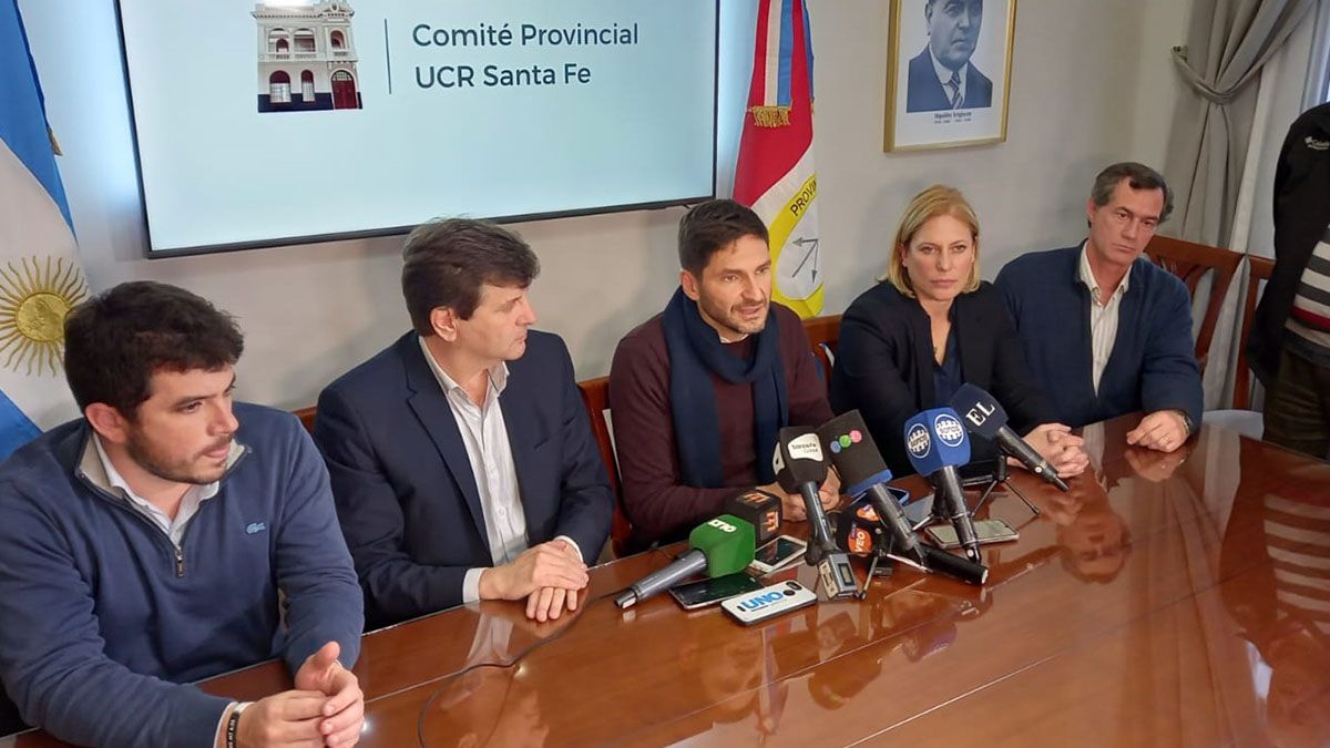 El candidato a gobernador por Unidos para Cambiar Santa Fe