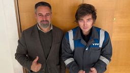 Javier Milei mantuvo un encuentro con el presidente de VOX, Santiago Abascal.