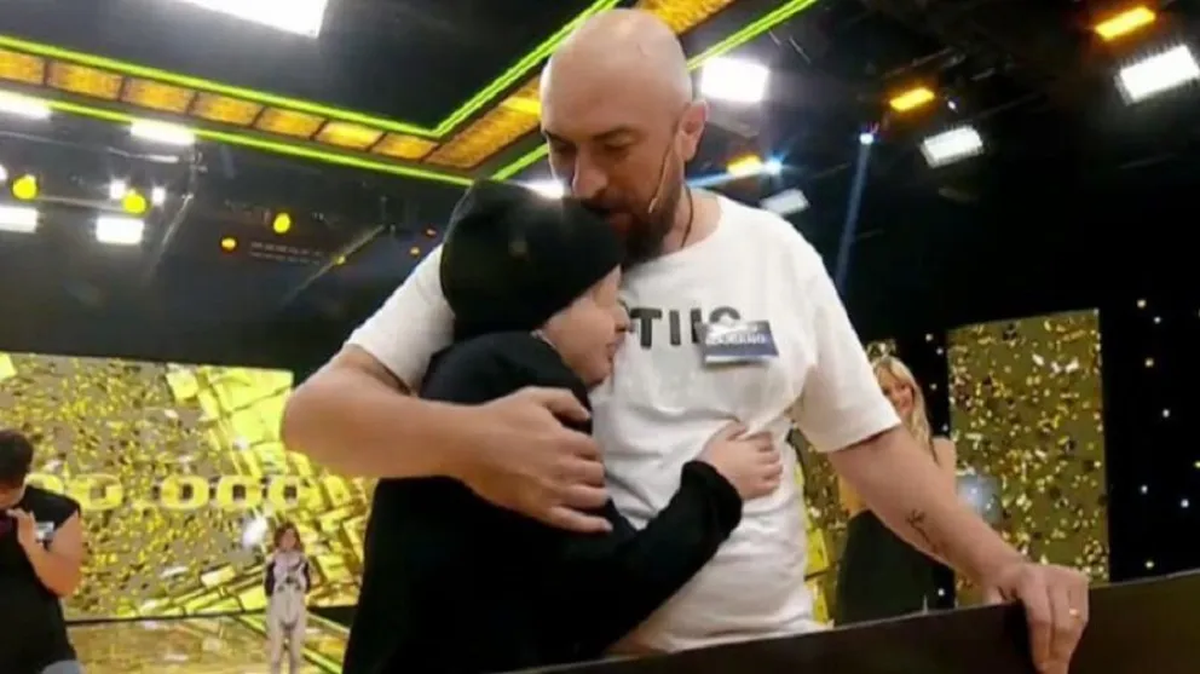 Agustina y su papá, Mariano, en Agustina y su papá, Mariano, en