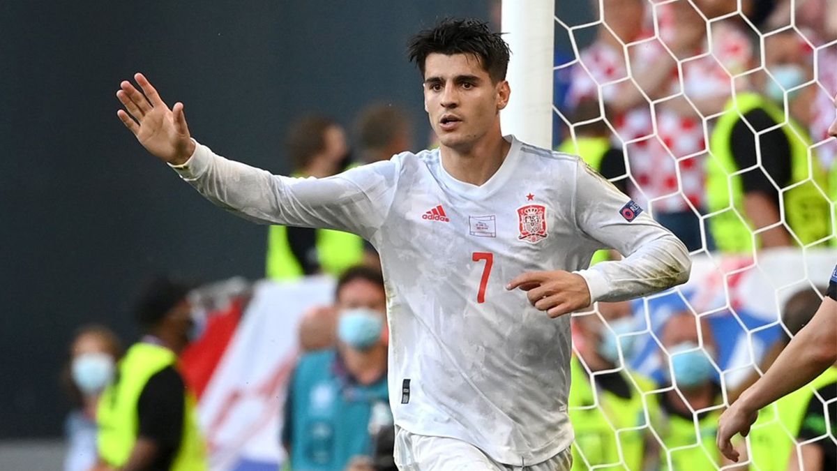 España derrotó 5-3 a Croacia y avanzó a cuartos de la Eurocopa. Álvaro Morata
