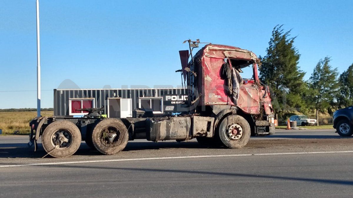 Accidente en la autopista Santa Fe-Rosario