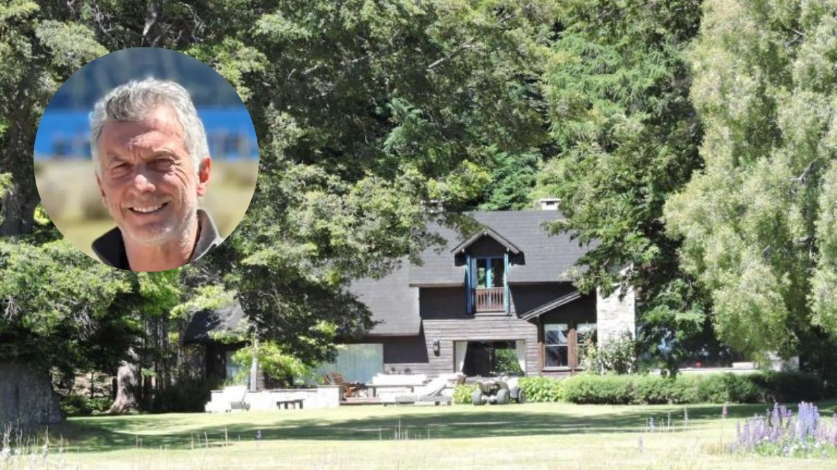 Mauricio Macri posee una propiedad en Villa La Angostura desde 2021.