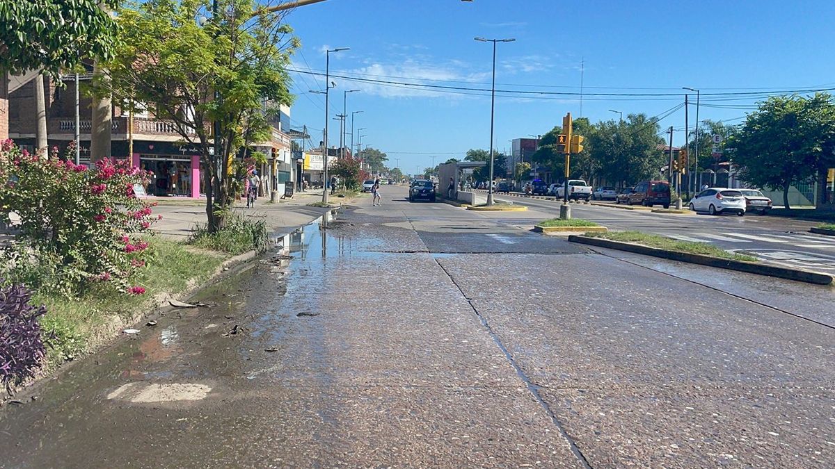 La zona en donde subió el ladrón que luego terminó preso.&nbsp;